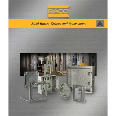 raco boxes specification sheets